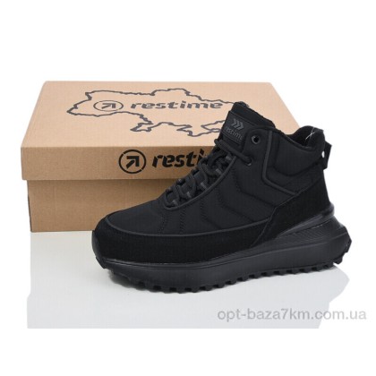 Ботинки женские "Restime" AWZ24295 black, (р.р. 36-41), Китай, от 8 шт. Ботинки женские "Restime" AWZ24295 black, (р.р. 36-41), Китай, от 8 шт.