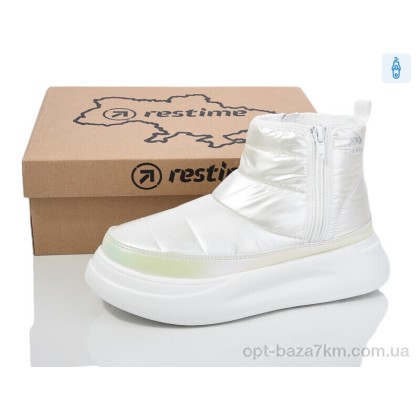 Ботинки женские "Restime" HWZ24382 white, (р.р. 36-41), Китай, от 8 шт. Ботинки женские "Restime" HWZ24382 white, (р.р. 36-41), Китай, от 8 шт.