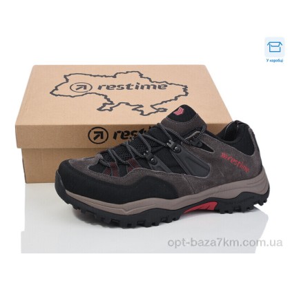 Кроссовки мужские "Restime" OMO24506 brown, (р.р. 41-46), Китай, от 8 шт. Кроссовки мужские "Restime" OMO24506 brown, (р.р. 41-46), Китай, от 8 шт.