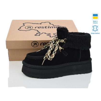 Угги женские "Restime" YWZ24452 black, (р.р. 36-41), Украина, от 8 шт. Угги женские "Restime" YWZ24452 black, (р.р. 36-41), Украина, от 8 шт.