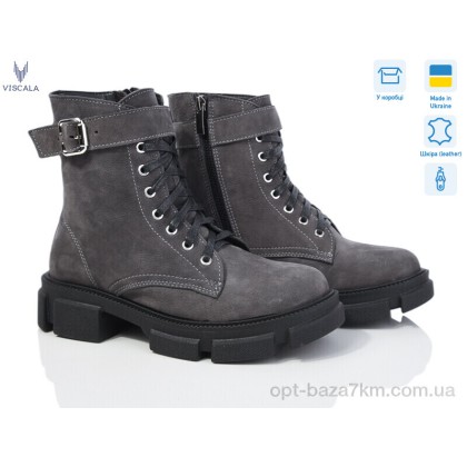 Ботинки женские "Viscala" 27101N сір.з. A3ч. демі, (р.р. 36-40), Украина, от 6 шт. Ботинки женские "Viscala" 27101N сір.з. A3ч. демі, (р.р. 36-40), Украина, от 6 шт.