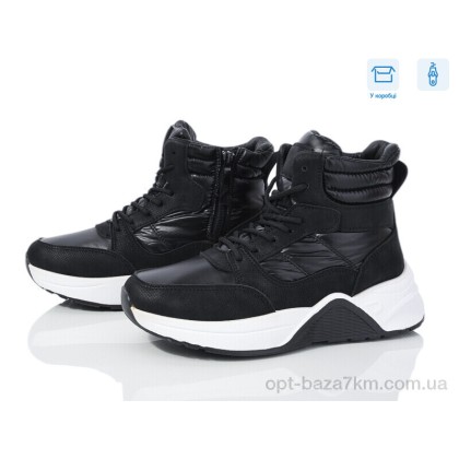 Черевики жіночі "FG" SS1228 black, (р.р. 36-41), Китай, від 12 шт.