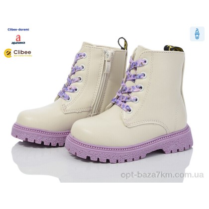 Черевики дитячі "Clibee-Doremi" NA381 beige, (р.р. 21-26), Китай, від 6 шт. Черевики дитячі "Clibee-Doremi" NA381 beige, (р.р. 21-26), Китай, від 6 шт.