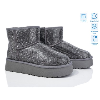 Угги женские "КалориЯ" 3033 grey, (р.р. 36-40), Китай, от 6 шт. Угги женские "КалориЯ" 3033 grey, (р.р. 36-40), Китай, от 6 шт.