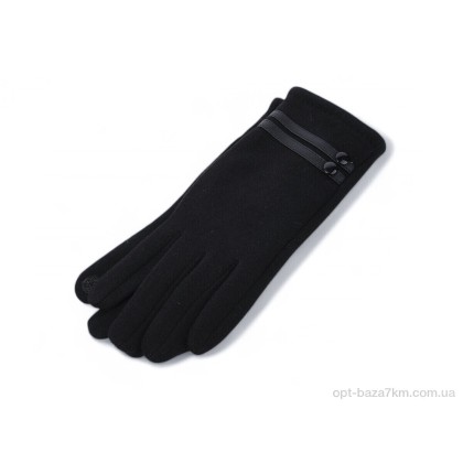 Рукавички жіночі "Королева" B9-72 black, (р.р. 6,5-8,5), Китай, від 10 шт.