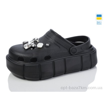 Кроксы женские "Крок" 152-2-6 чорний, (р.р. 36-40), Украина, от 6 шт. Кроксы женские "Крок" 152-2-6 чорний, (р.р. 36-40), Украина, от 6 шт.