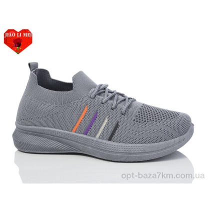 Кроссовки женские "Jiao Li Mei" 553 grey, (р.р. 37-41), Китай, от 8 шт. Кроссовки женские "Jiao Li Mei" 553 grey, (р.р. 37-41), Китай, от 8 шт.