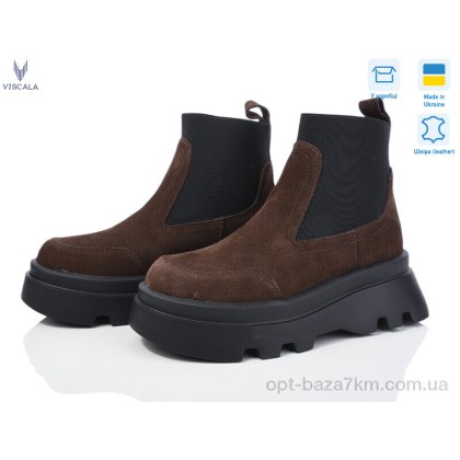 Ботинки женские "Viscala" 27927 шокол. з., (р.р. 36-40), Украина, от 6 шт. Ботинки женские "Viscala" 27927 шокол. з., (р.р. 36-40), Украина, от 6 шт.