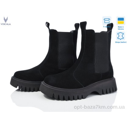 Ботинки женские "Viscala" 27910 чорний з., (р.р. 36-40), Украина, от 6 шт. Ботинки женские "Viscala" 27910 чорний з., (р.р. 36-40), Украина, от 6 шт.