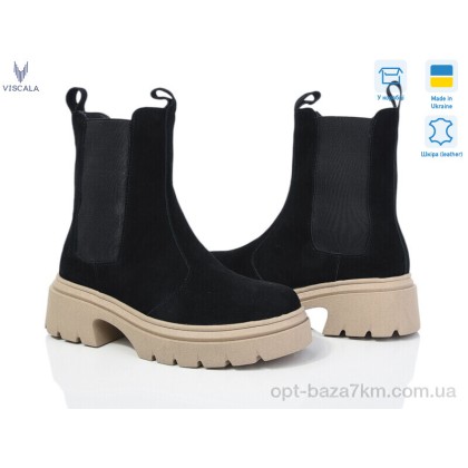 Ботинки женские "Viscala" 27910 чор-беж з., (р.р. 36-40), Украина, от 6 шт. Ботинки женские "Viscala" 27910 чор-беж з., (р.р. 36-40), Украина, от 6 шт.