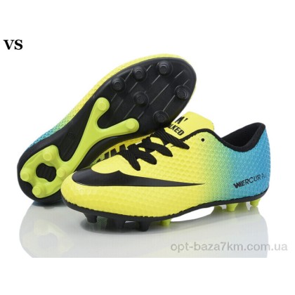 Футбольная обувь детская "VS" Crampon Mercurial, (р.р. 31-35), Турция, от 8 шт. Футбольная обувь детская "VS" Crampon Mercurial, (р.р. 31-35), Турция, от 8 шт.