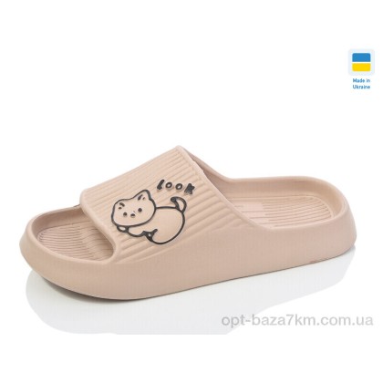 Шльопанці жіночі "Lot Shoes" 104 капучино, (р.р. 36-41), Україна, від 8 шт.
