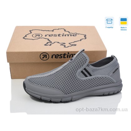 Кроссовки мужские "Restime" PML26820 grey, (р.р. 41-45), Украина, от 8 шт. Кроссовки мужские "Restime" PML26820 grey, (р.р. 41-45), Украина, от 8 шт.