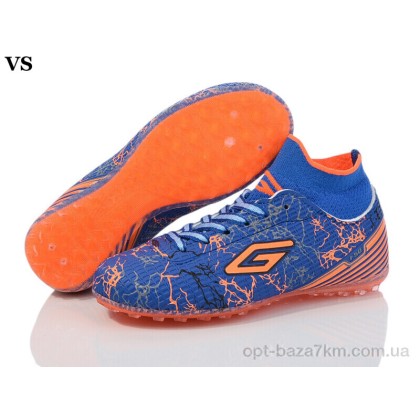 Футбольная обувь детская "VS" Dugana 0011 blue, (р.р. 31-35), Китай, от 8 шт. Футбольная обувь детская "VS" Dugana 0011 blue, (р.р. 31-35), Китай, от 8 шт.