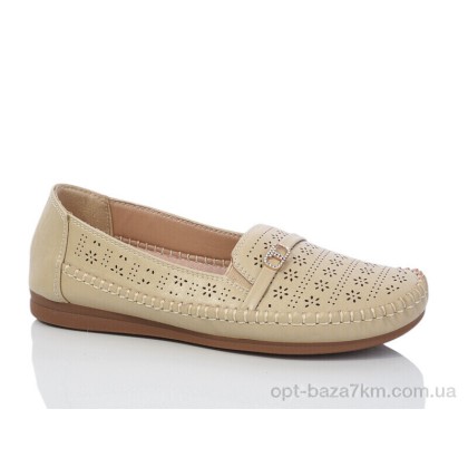 Туфли женские "Leguzaza" 916 beige, (р.р. 37-42), Китай, от 8 шт.