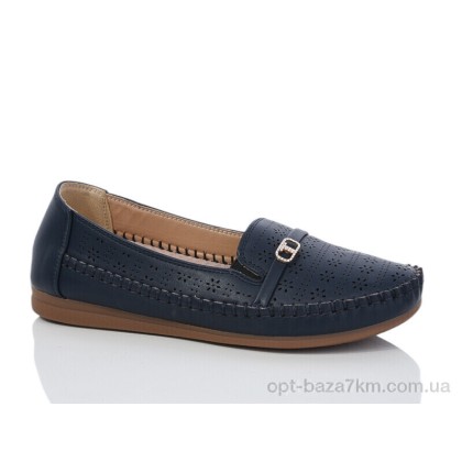 Туфли женские "Leguzaza" 916 blue, (р.р. 37-42), Китай, от 8 шт.
