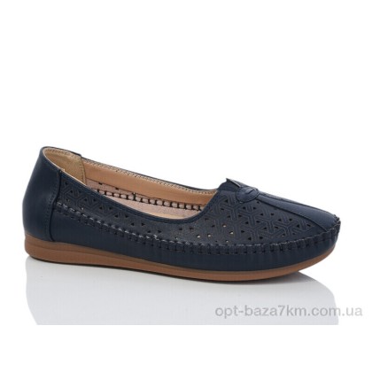 Туфли женские "Leguzaza" 912 blue, (р.р. 37-42), Китай, от 8 шт.