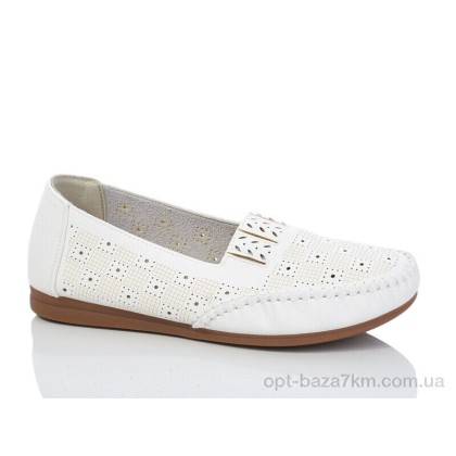 Туфли женские "Leguzaza" 920 white, (р.р. 37-42), Китай, от 8 шт.