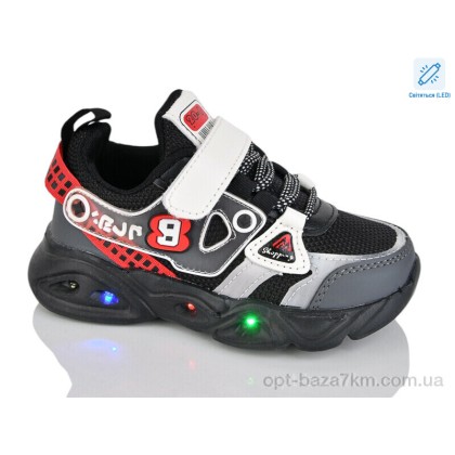 Кроссовки детские "Xifa kids" XF01-6071-2 LED, (р.р. 27-32), Китай, от 8 шт.
