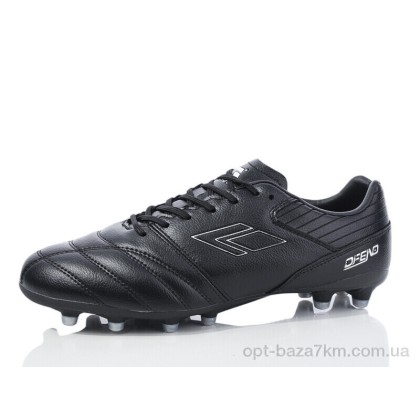 Футбольне взуття чоловіче "Restime" DIMB25626-2 black-silver, (р.р. 41-45), Китай, від 8 шт.