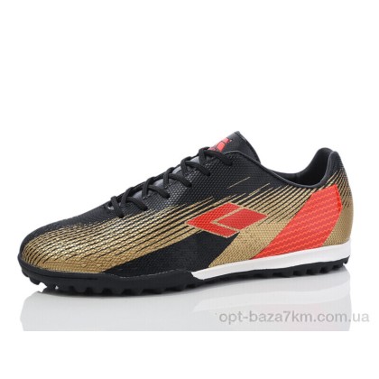 Футбольне взуття чоловіче "Restime" DIMB25651-1 black-gold, (р.р. 41-45), Китай, від 8 шт.