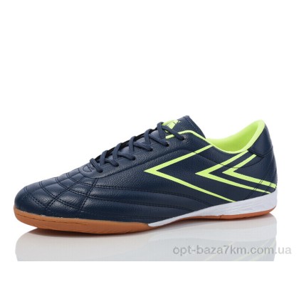 Футбольне взуття чоловіче "Restime" DIMB25623 navy-lime, (р.р. 41-45), Китай, від 8 шт.