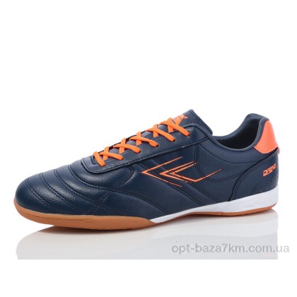 Футбольне взуття чоловіче "Restime" DIMB25617 navy-orange, (р.р. 41-45), Китай, від 8 шт.