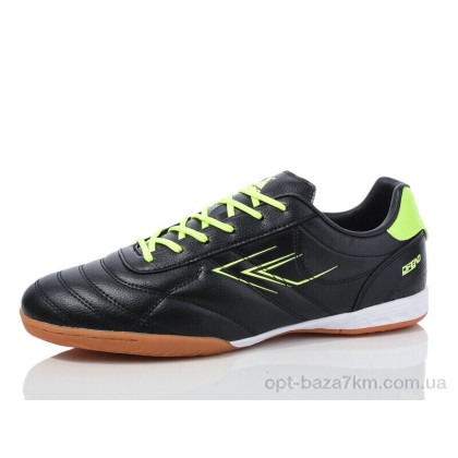Футбольне взуття чоловіче "Restime" DIMB25617 black-lime, (р.р. 41-45), Китай, від 8 шт.