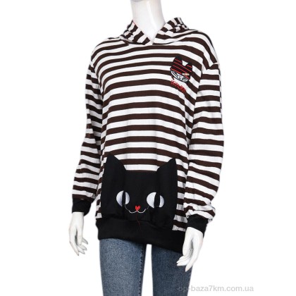 Кофта жіноча "Obuvok" B082-2 brown, (р.р. L-2XL), Китай, від 8 шт. Кофта жіноча "Obuvok" B082-2 brown, (р.р. L-2XL), Китай, від 8 шт.