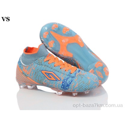 Футбольная обувь детская "VS" Dugana 0015 blue-orange (31-35), (р.р. 31-35), Китай, от 8 шт. Футбольная обувь детская "VS" Dugana 0015 blue-orange (31-35), (р.р. 31-35), Китай, от 8 шт.