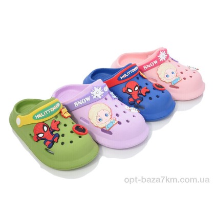 Кроксы детские "BABYSHOP" 2268-143 mix, (р.р. 30-35), Китай, от 12 шт.