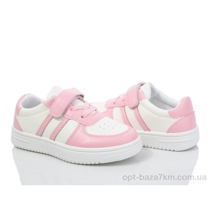 Кроссовки детские "Blue Rama" B21-2 white-pink, (р.р. 26-31), Китай, от 12 шт.