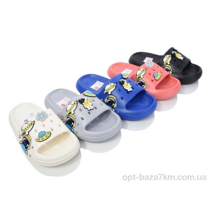 Шлепки детские "BABYSHOP" SB244 mix, (р.р. 30-35), Китай, от 12 шт.