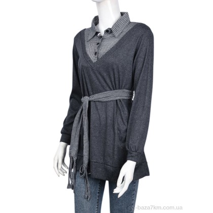 Кофта жіноча "Obuvok" B041-2 d.grey (10513), (р.р. L-2XL), Китай, від 5 шт. Кофта жіноча "Obuvok" B041-2 d.grey (10513), (р.р. L-2XL), Китай, від 5 шт.