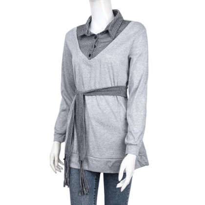 Кофта жіноча "Obuvok" B041-4 l.grey (10519), (р.р. L-2XL), Китай, від 5 шт. Кофта жіноча "Obuvok" B041-4 l.grey (10519), (р.р. L-2XL), Китай, від 5 шт.