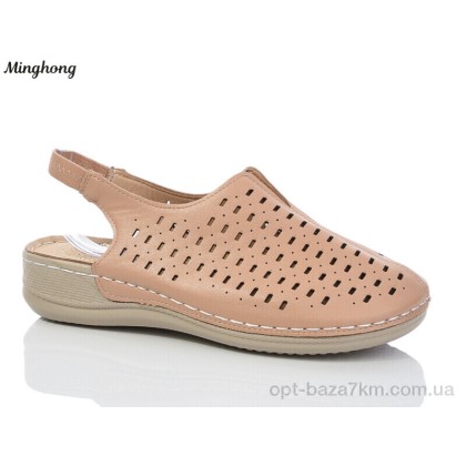 Босоножки женские "Minghong" 2335-4 tan, (р.р. 37-42), Китай, от 8 шт. Босоножки женские "Minghong" 2335-4 tan, (р.р. 37-42), Китай, от 8 шт.