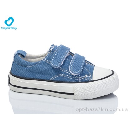 Кеди дитячі "Comfort-baby" 2073-1 блакитний, (р.р. 25-30), Китай, від 8 шт.