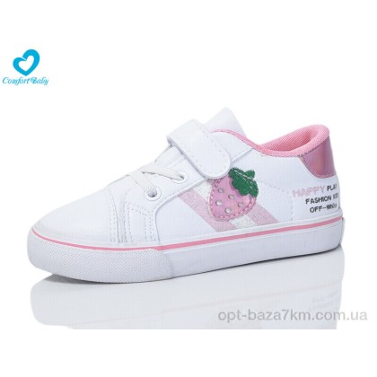 Кеди дитячі "Comfort-baby" 80230 білий-рожевий, (р.р. 25-30), Китай, від 8 шт. Кеди дитячі "Comfort-baby" 80230 білий-рожевий, (р.р. 25-30), Китай, від 8 шт.