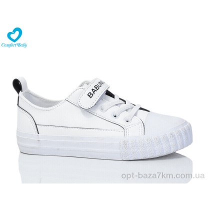 Кеды детские "Comfort-baby" 350А білий-чорний, (р.р. 24-30), Китай, от 8 шт. Кеды детские "Comfort-baby" 350А білий-чорний, (р.р. 24-30), Китай, от 8 шт.