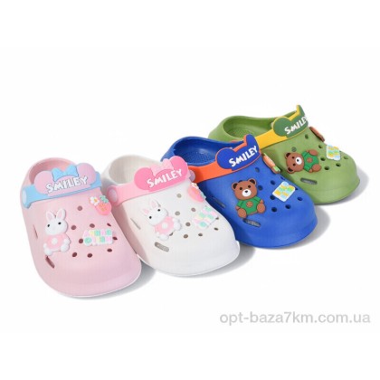 Кроксы детские "BABYSHOP" 608-1 mix, (р.р. 24-29), Китай, от 12 шт.