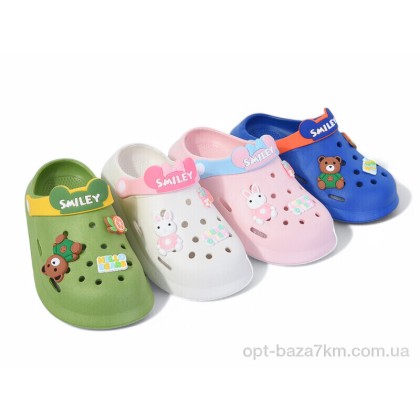 Кроксы детские "BABYSHOP" 608-2 mix, (р.р. 30-35), Китай, от 8 шт.