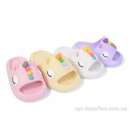Шлепки детские "BABYSHOP" 2908-1 mix, (р.р. 24-29), Китай, от 12 шт.