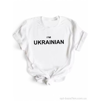 Футболка жіноча "Riza" 48 white, (р.р. 50-58), Туреччина, від 5 шт.