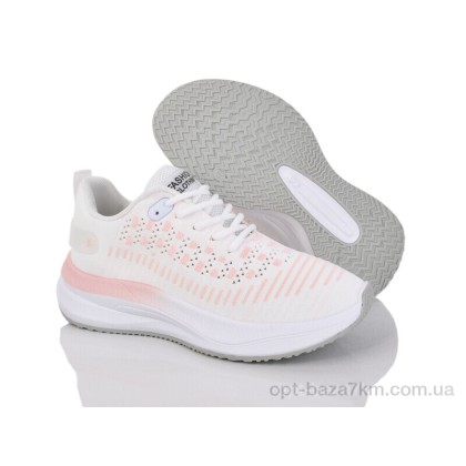 Кроссовки женские "Violeta" 182-52 white-pink, (р.р. 36-41), Китай, от 8 шт. Кроссовки женские "Violeta" 182-52 white-pink, (р.р. 36-41), Китай, от 8 шт.