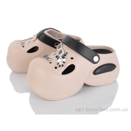 Кроксы женские "Lion-Lu" 988-1 beige, (р.р. 36-41), Китай, от 6 шт. Кроксы женские "Lion-Lu" 988-1 beige, (р.р. 36-41), Китай, от 6 шт.