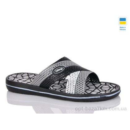Шльопанці чоловічі "Lot Shoes" 203 серо-чорний, (р.р. 41-46), Україна, від 8 шт.
