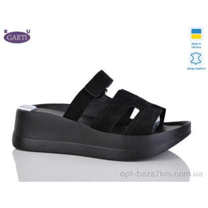 Шлепки женские "Garti" 0193 чорний замш, (р.р. 36-40), Украина, от 6 шт. Шлепки женские "Garti" 0193 чорний замш, (р.р. 36-40), Украина, от 6 шт.