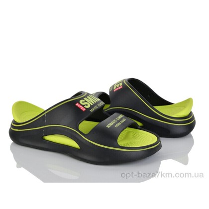 Шльопанці чоловічі "Alimama-Girnaive" 808 black-green, (р.р. 40-45), Китай, від 12 шт. Шльопанці чоловічі "Alimama-Girnaive" 808 black-green, (р.р. 40-45), Китай, від 12 шт.