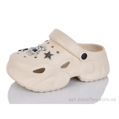 Крокси жіночі "JH-ЯН" T679 beige, (р.р. 35-40), Китай, від 6 шт. Крокси жіночі "JH-ЯН" T679 beige, (р.р. 35-40), Китай, від 6 шт.