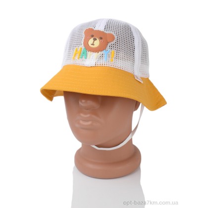 Панама дитяча "Королева" 14-02 yellow, (р.р. 52-54), Китай, від 5 шт. Панама дитяча "Королева" 14-02 yellow, (р.р. 52-54), Китай, від 5 шт.